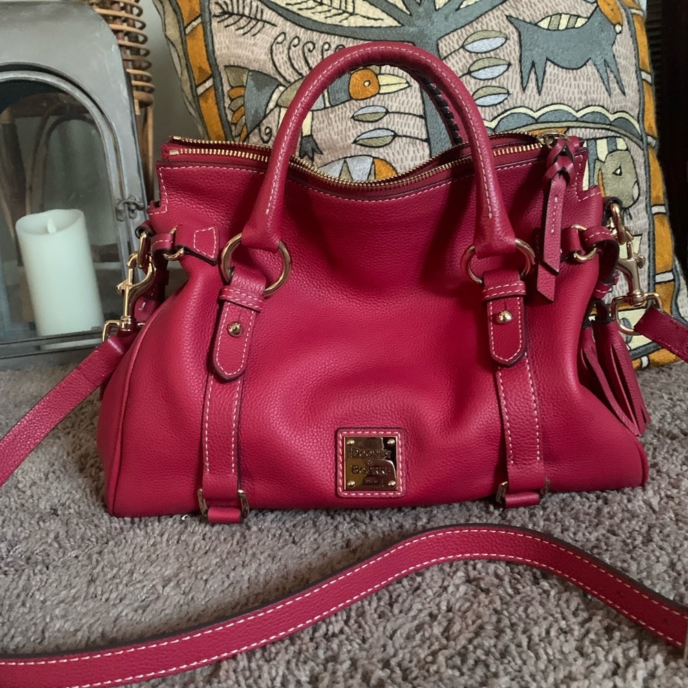 Dooney and bourke sorrento satchel crossbody pebble grain